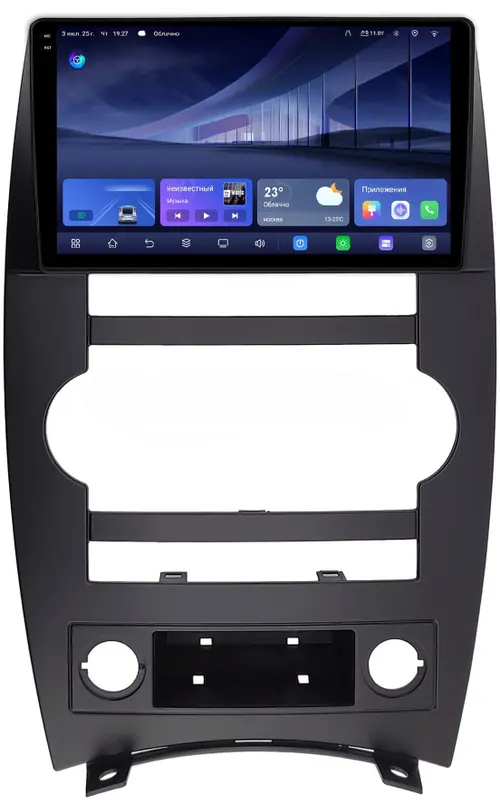 Магнитола для Jeep Commander 2005-2010 - Kuberg QLed+2K, Android 14, TS105, Быстрейшая, CarPlay, SIM-слот