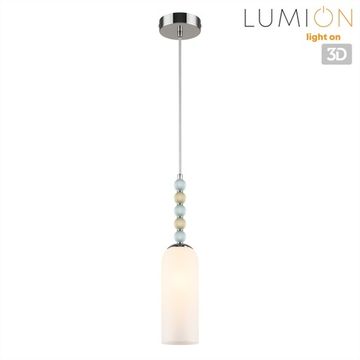 Подвес 1*Е14 8271/1A хром/голубой/желтый/белый Neoclassi TRACY Lumion