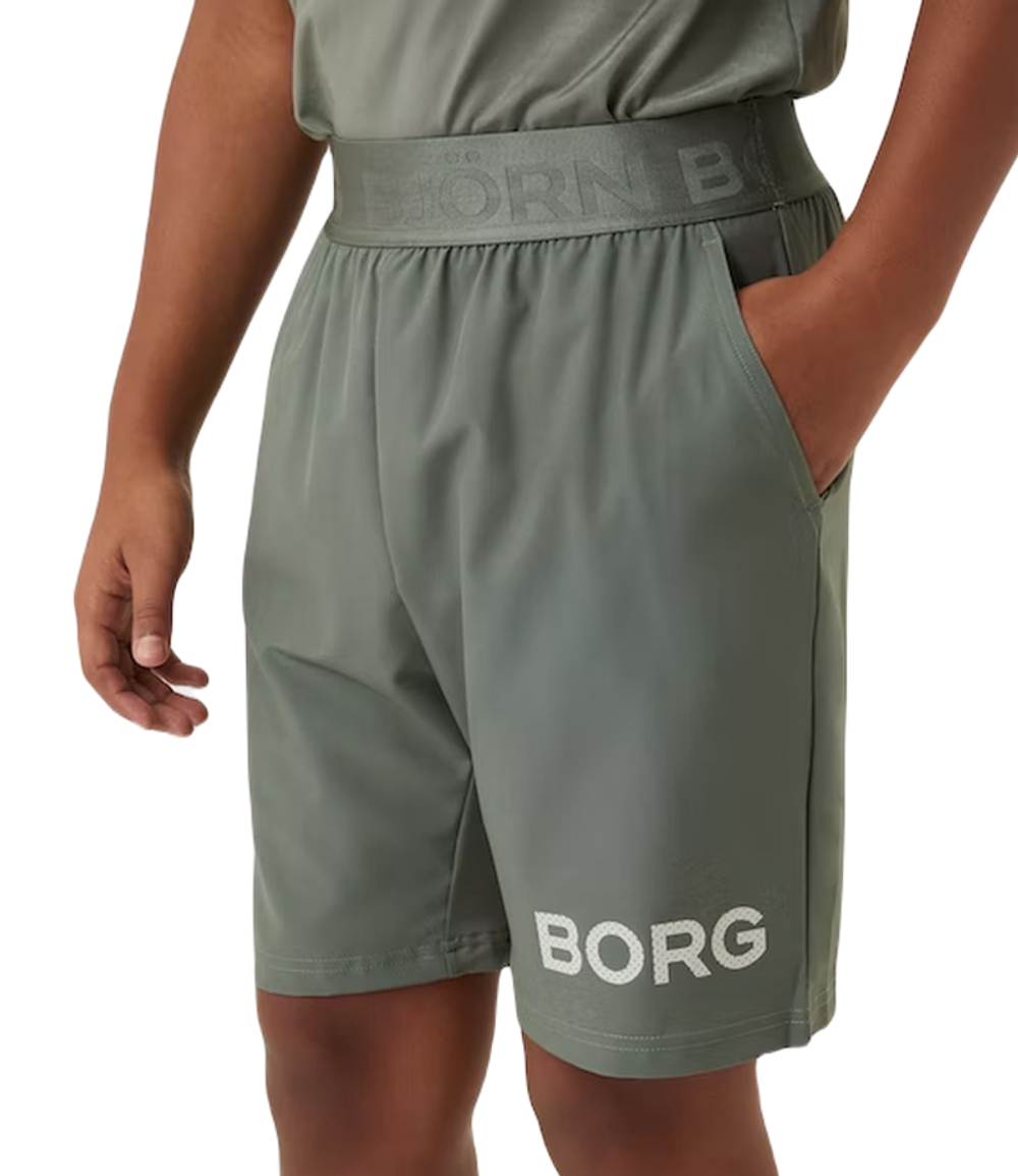 Шорты для мальчика теннисные Björn Borg Shorts Jr - castor grey