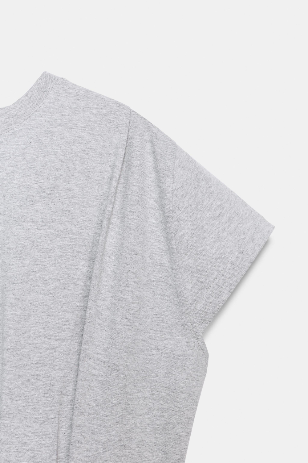 АСИММЕТРИЧНАЯ ФУТБОЛКА СО СКЛАДКАМИ — ZARA