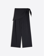 Женские брюки с защипами и платком - BERSHKA