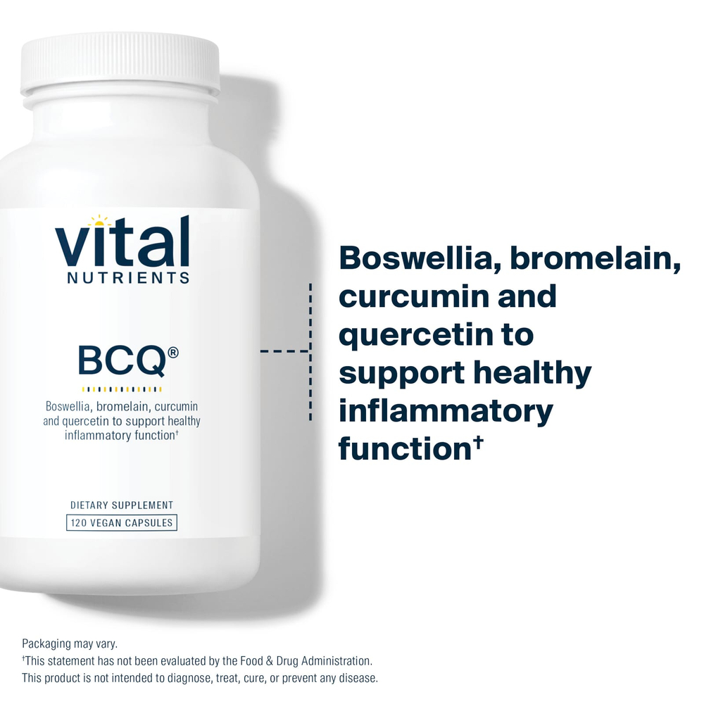 Vital Nutrients, BCQ, 120 веганских капсул