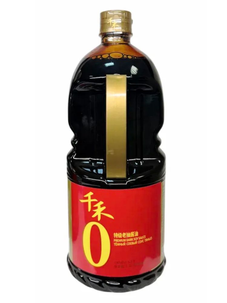Тёмный соевый соус Qianhe 1,8 л