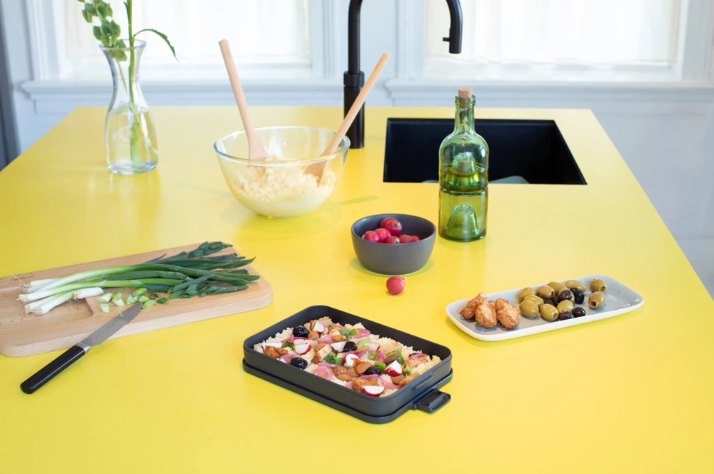 Brabantia Темно-серая коробка для завтрака Make & Take 202704