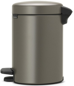 Ведро Brabantia NewIcon 3л платиновое сбоку
