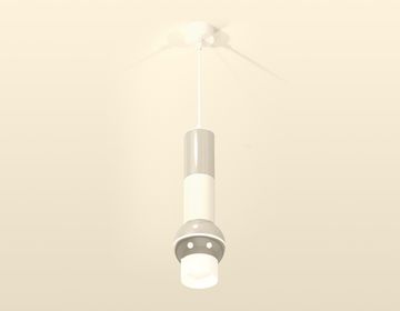 Комплект подвесного светильника с дополнительной подсветкой GU5.3/LED 3W 4200K XP1104010 PSL/SWH/FR серебро песок/белый песок/белый матовый (A2301, C6325, A2060х2, C6322, C1104, N7170) DIY System Complects Ambrella