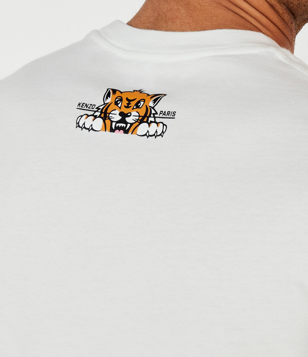 Футболка HAPPY TIGER Kenzo - белый(FF55TS5334SG)
