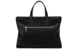 XINWAYI·KELUOSI Fabric Business Handbag, Briefcase, Laptop Bag Medium Men"s Black
