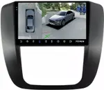 Магнитола для Chevrolet Tahoe 900 2006-2014 (рамка черная) - Teyes CC3-2K-360 на Android 10, Быстрая, 2K QLED, CarPlay, 4G SIM-слот, 4 камеры в комплекте