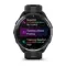 Garmin Forerunner 965 черные, темно-серый DLC титановый безель, с черным ремешком