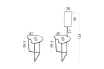 Столик Conec-Table SPIRO 38