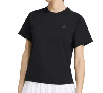 Женская теннисная футболка Adidas Club Plain - black