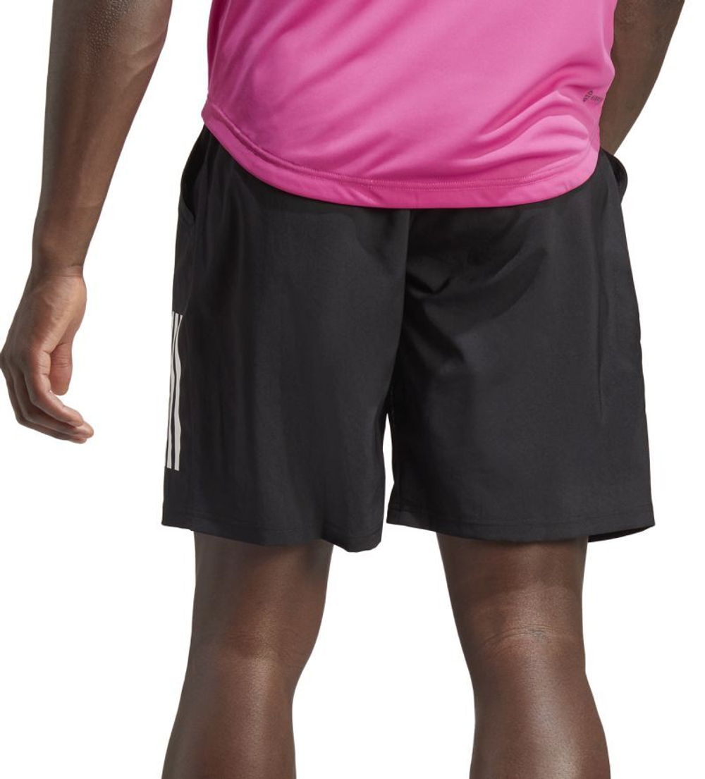 Мужские теннисные шорты Adidas Club 3-Stripes Tennis Shorts 7" - black