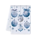 Полотенце кухонное «Winter - Ёлочные шарики» 40*57 см, микрофибра 200 гр/м2