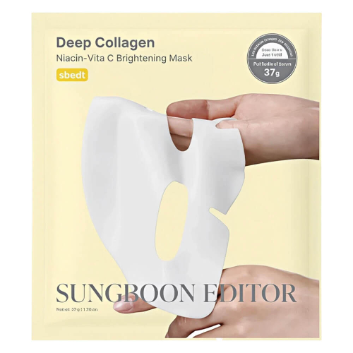 Sungboon Editor Deep Collagen Niacin-Vita C Brightening Mask осветляющая гидрогелевая маска