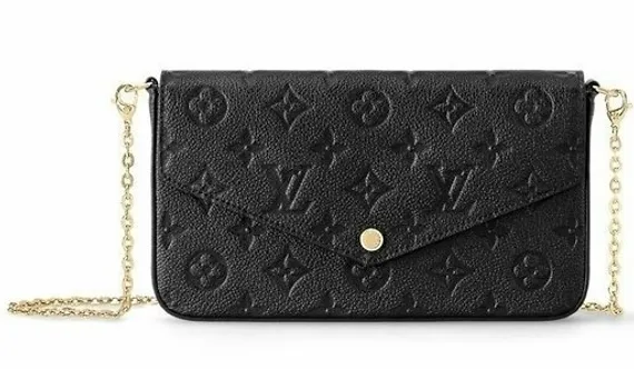 Клатч Louis Vuitton Felicie черный