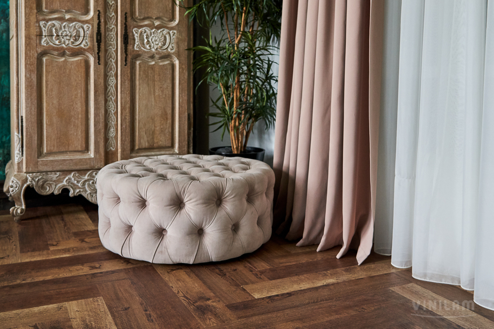 Виниловый ламинат VINILAM PARQUET Herringbone GD11177 Паркет Версальский Glue