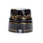 Распаячная коробка Черная с золотом Salvador D60 BOX1BL.GD / Ø 60 мм