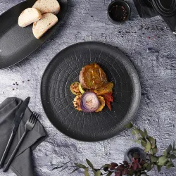 Тарелка d 29,5 см Black Raw Stellar P.L. Proff Cuisine [3]
