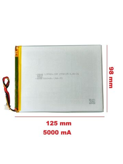 Аккумулятор для планшета Blackview Tab 7 WIFI, 3,8 V , 5000 mAh , 127мм x 98мм x 3мм , коннектор 5 PIN