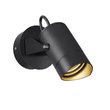 Уличный настенный светильник 10W 3000К 6647/10WL3 чёрный Stima Odeon Light