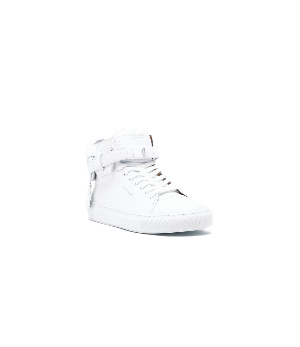Кожаные кроссовки cocco Buscemi - белый(BCS22703)