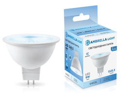 170906 LED MR16 9W IC GU5.3 6400K 175-265V 38°