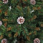 Елка «Лесное очарование» 210 см, ПВХ, шишки (1414 ветки)