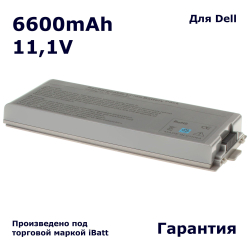 Аккумулятор iBatt 6600mAh для ноутбука Dell Latitude D810