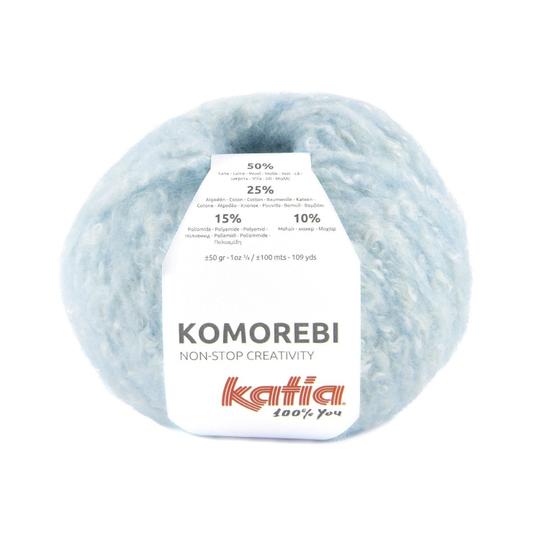 Пряжа KATIA CONCEPT Komorebi (81/Голубые воды)