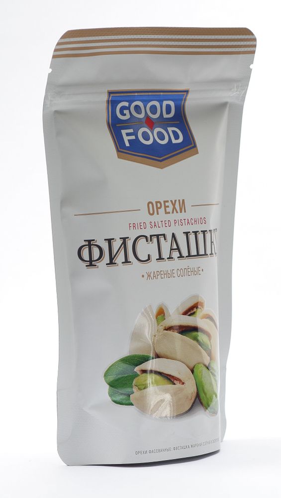 GOOD FOOD Фисташки жареные соленые 130 г