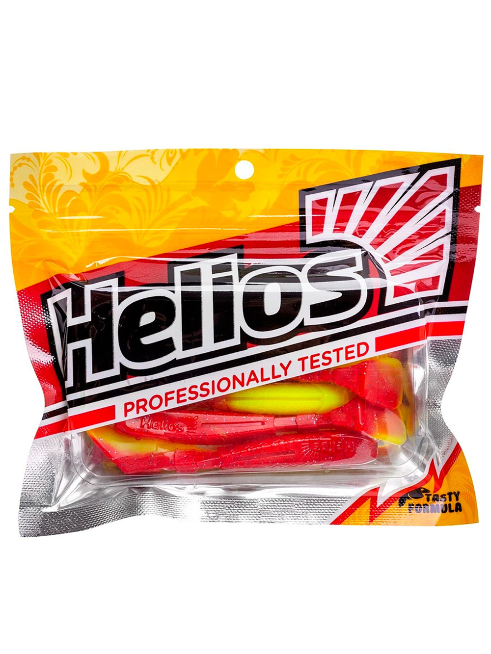 Виброхвост Helios Chubby 3,55"/9 см White 5шт. (HS-4-001)