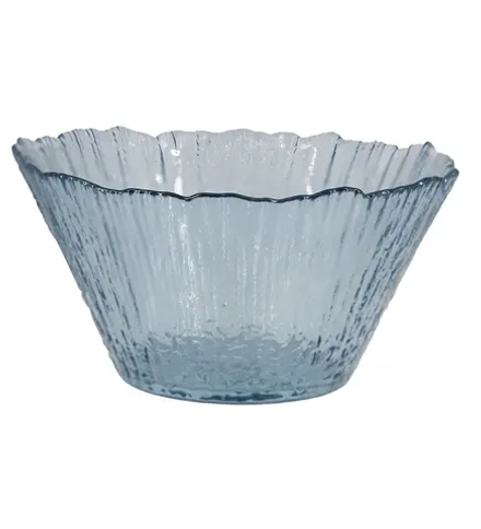 Mensa Home Миска стеклянная 16x8 см синяя Сара EAN 00916868