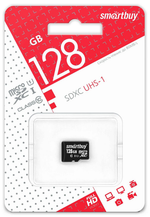 micro SDXC карта памяти Smartbuy 128GB Class 10 UHS-1 (без адаптера)