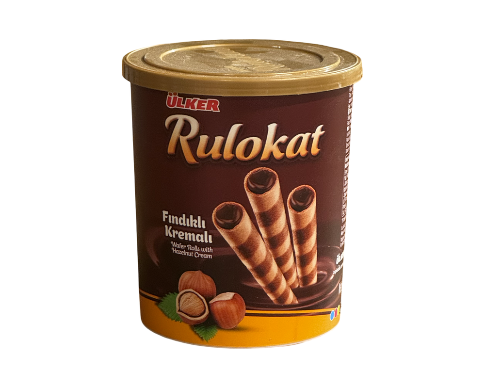 Трубочки вафельные Улькер Rulokat с фундуком 170г