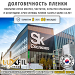 Пленка для окон атермальная SUPER IR7080 Blue керамика LUXFIL, рулон (размер 1,524x30м.)