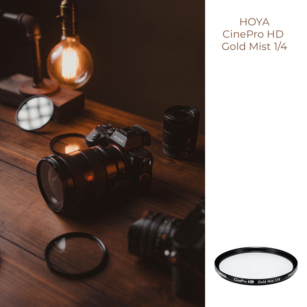 Светофильтр Hoya CinePro HD Gold Mist 1/4 смягчающий 95mm