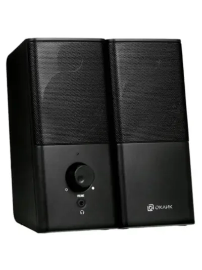 Колонки 2.0 OK-128 BLACK 6 Вт, питание от порта USB