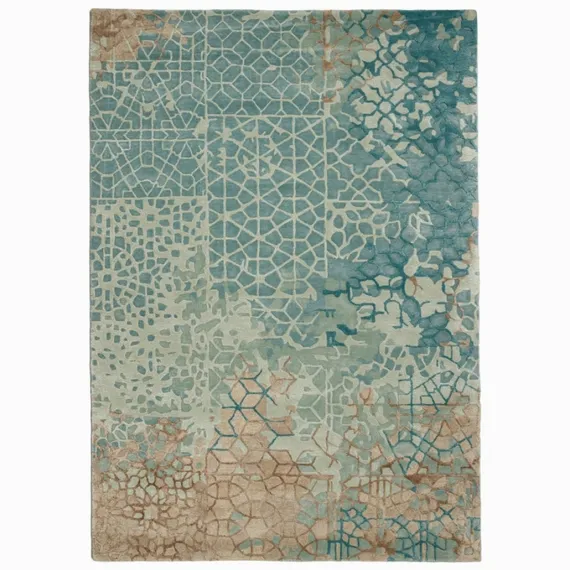 Ковер Light Turquoise 180х270 см, вискоза, шерсть, хлопок