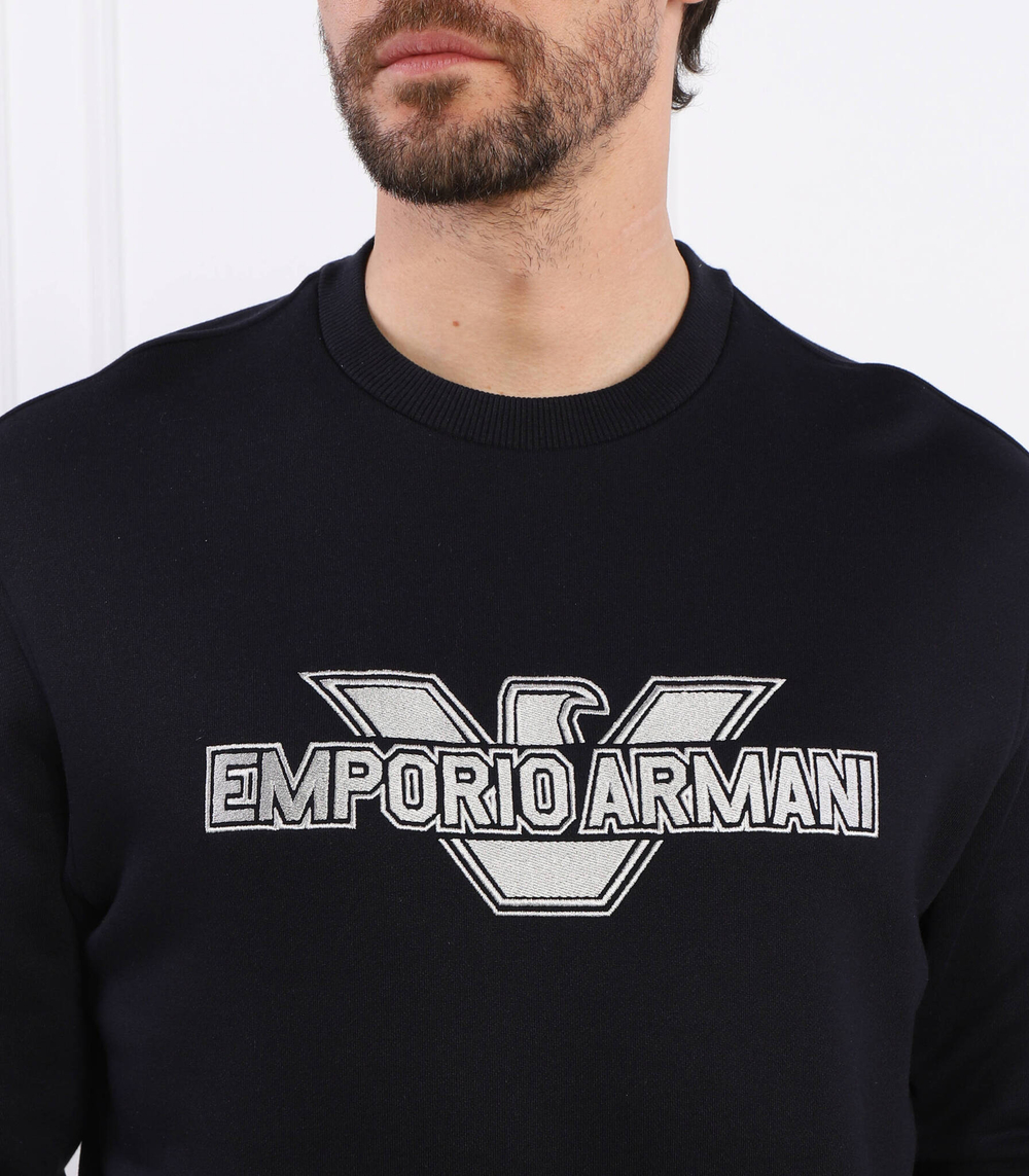Худи Emporio Armani - темно-синий(3R1MDA 1JRIZ)