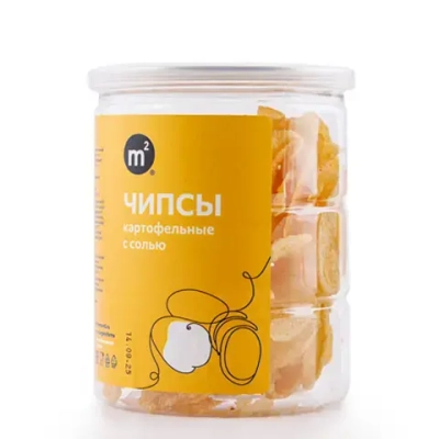 Чипсы картофельные с солью "Ферма М2", 60 г