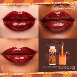 NYX Professional Makeup Duck Plump - Блеск для губ с эффектом увеличения оттенок 15 Twice The Spice, 7 ml