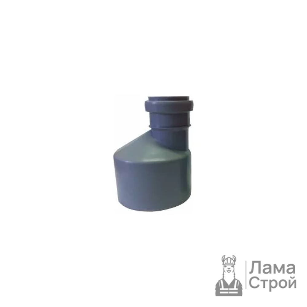 Переход ПВХ 40 × 32 эксцентрический безнапорный серый