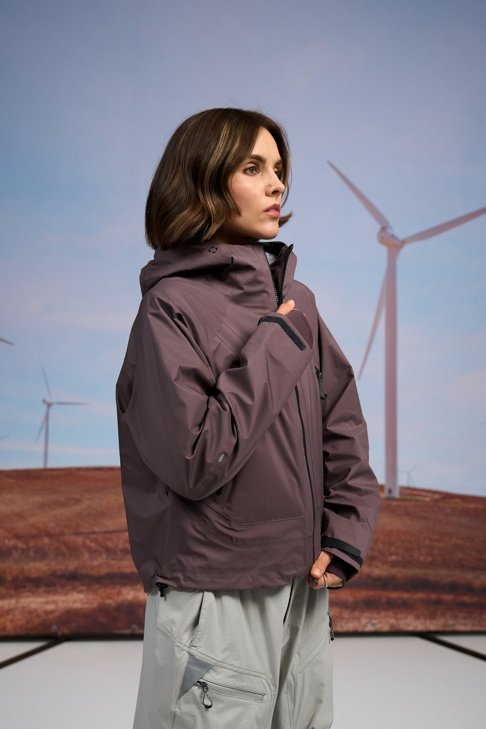Куртка Nothomme Blue Lightweight Hardshell Jacket "Grape Purple" Women’s