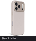 Чехол Decoded Leather Case для iPhone 18 Pro Max / 17 Pro Max Taupe