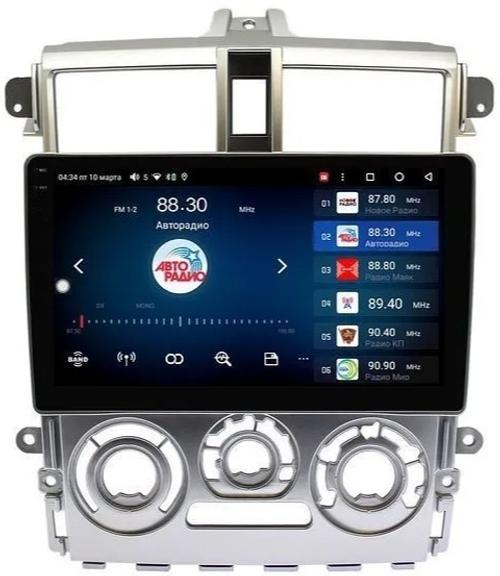 Магнитола для Mitsubishi Colt 6 2002-2012, Colt Plus (правый руль, рамка серебро) - Vaycar VA47-5099-2K на Android 13, Быстрая, 2K QLED, CarPlay, 4G SIM-слот
