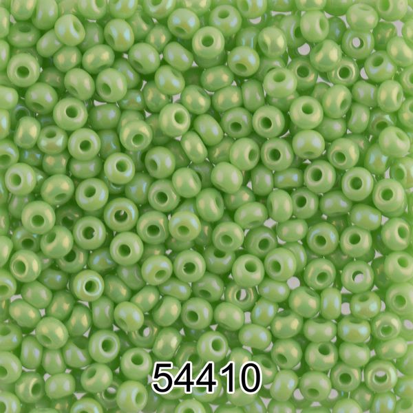 Бисер Preciosa 10/0 (2.3 мм), 500 г, 54410 (Ф540) св.зеленый