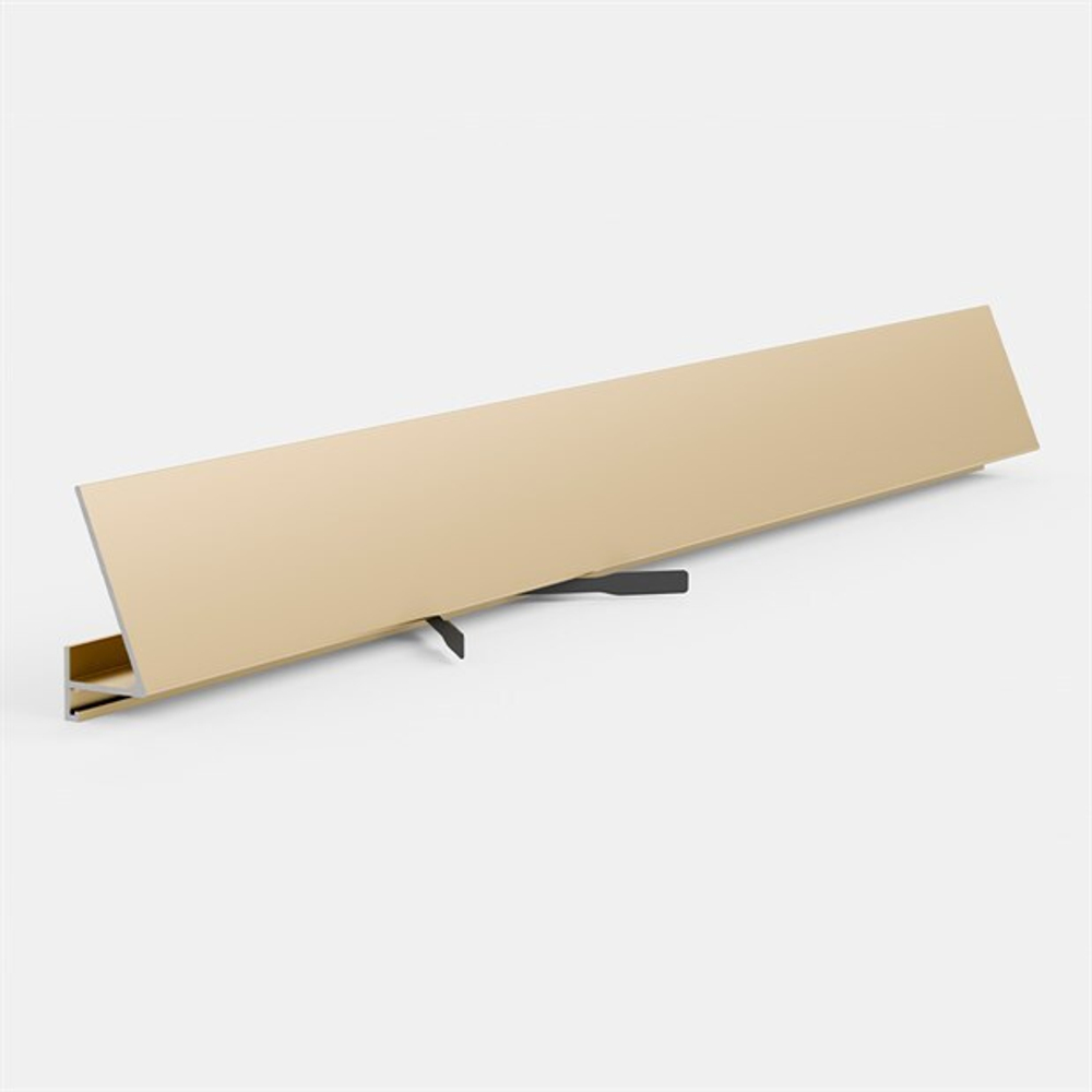 Плинтус Pro Design Corner 570 Анодированый шампань (пружины в комплект не входят) 2700 мм
