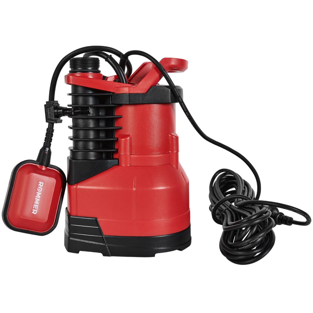Насос дренажный для чистой воды ROMMER PROFI 550 (0,55 кВт, Qmax 11 м³/ч, Hmax 8.5 м, 1x230В)