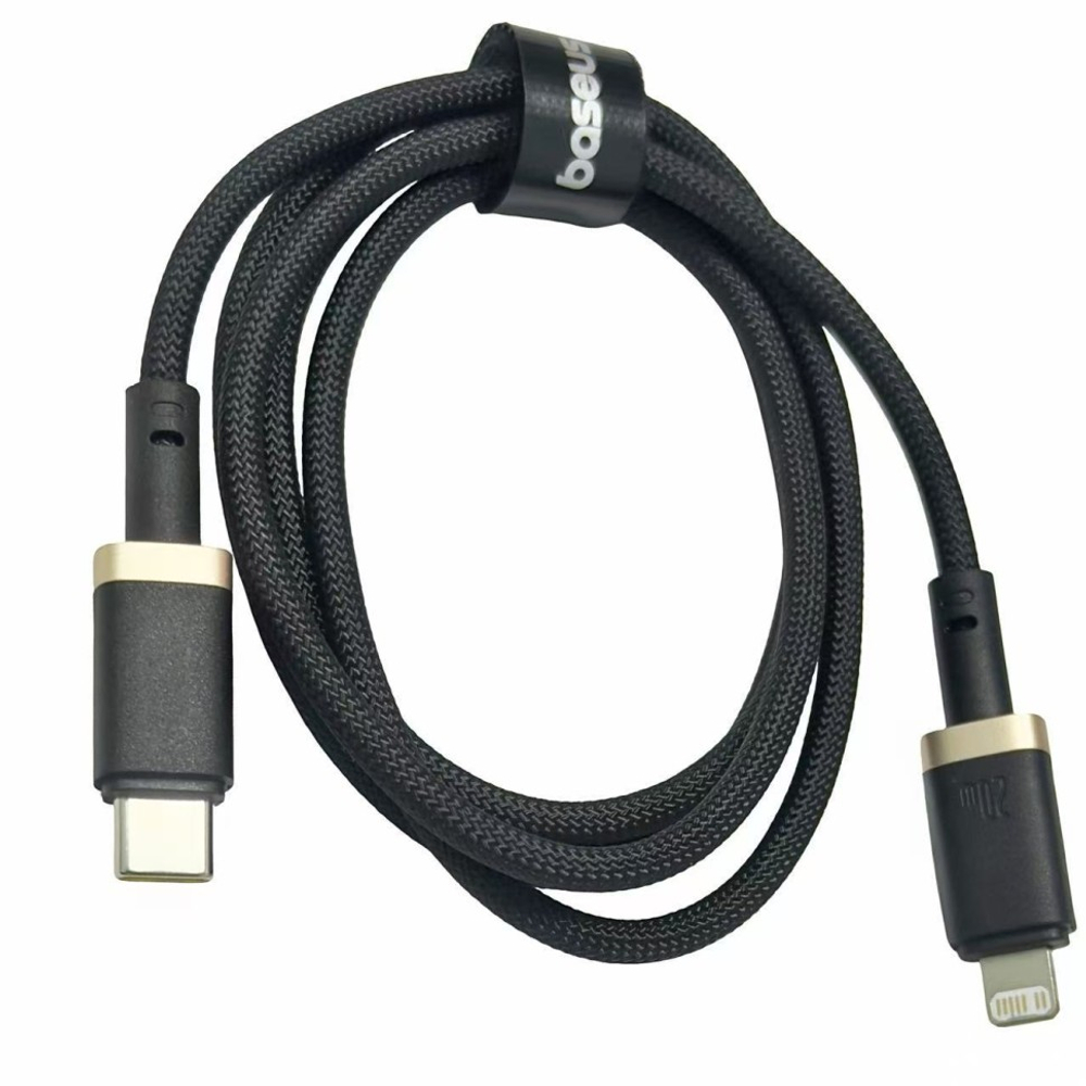 Кабель-зарядка Type-C на Lightning Baseus Dura Series 20W 1м (P10377800U01-00) черно-золотистый